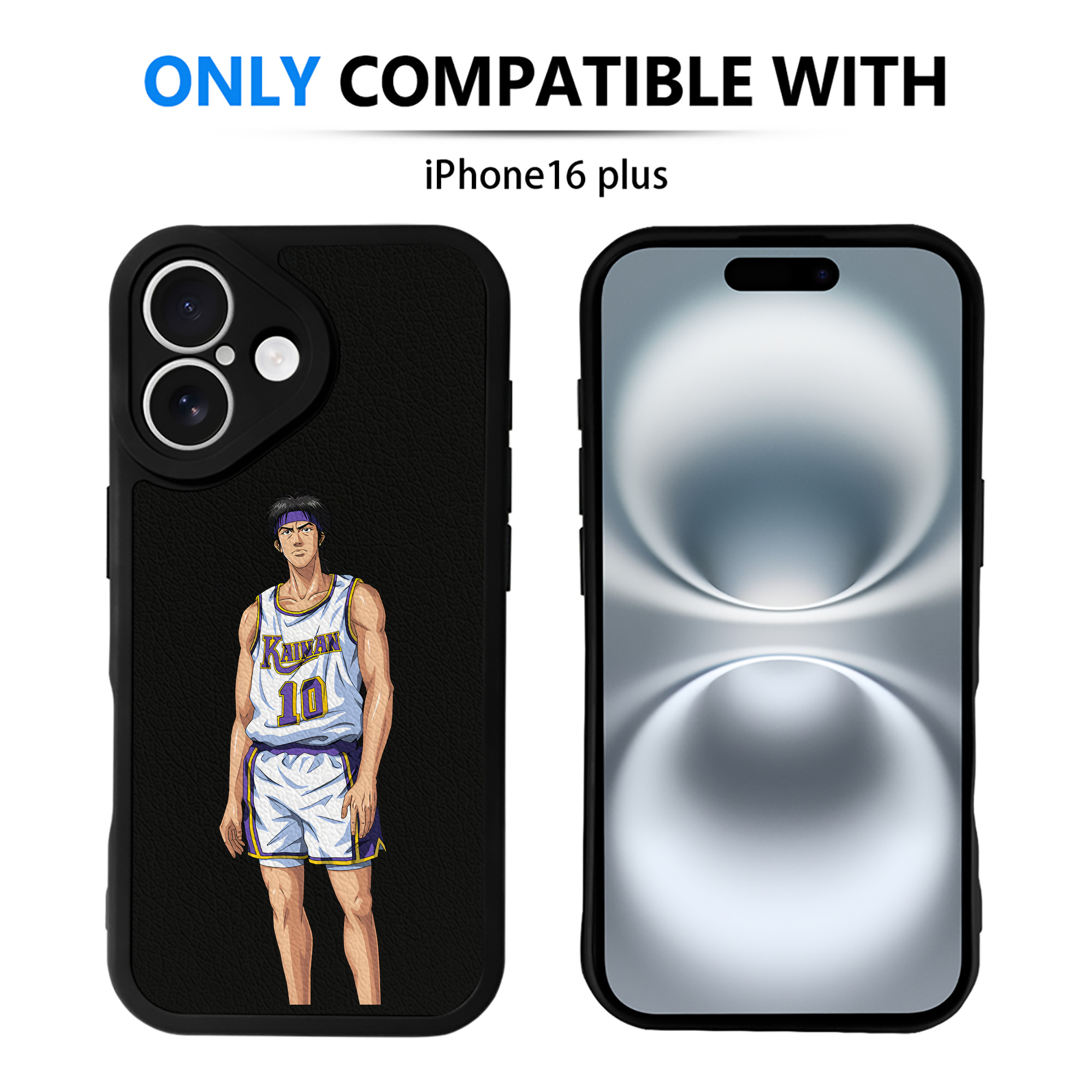 （画像用） SLAM DUNK／スラムダンク 【iPhone 16シリーズ対応】シリコンスマホケース（レザー調） 材質：シリコン